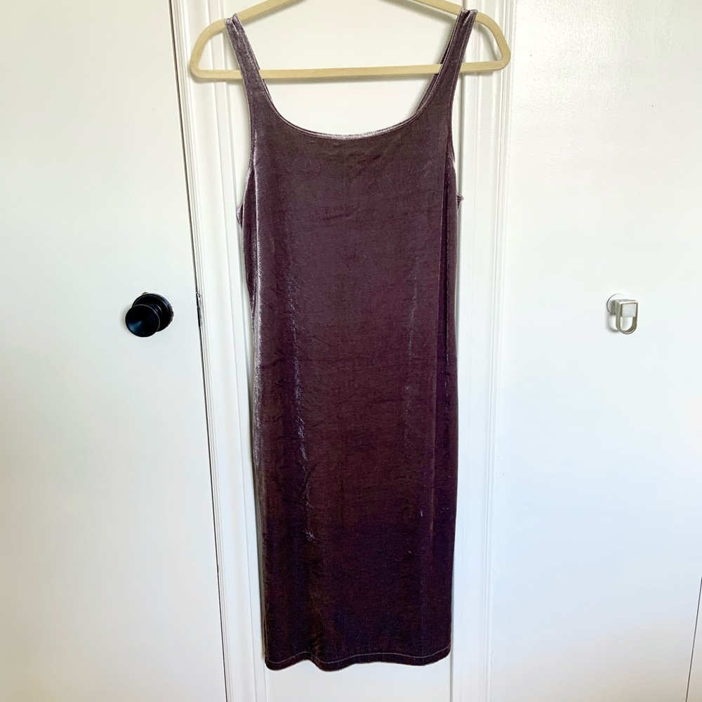 Zara Trafaluc Dark Purple Dress